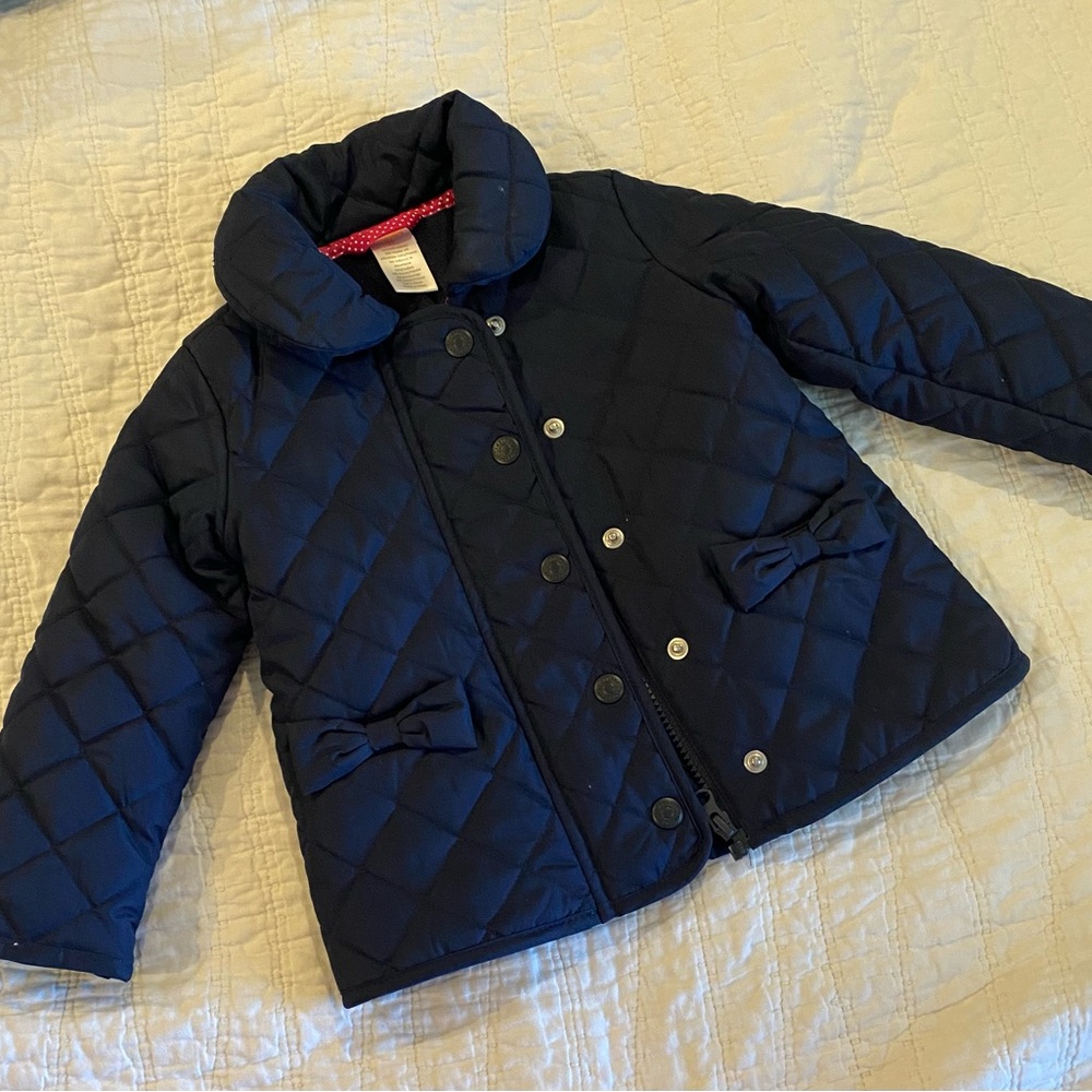 Gymboree Dark Blue Quilted Puffer Jacket